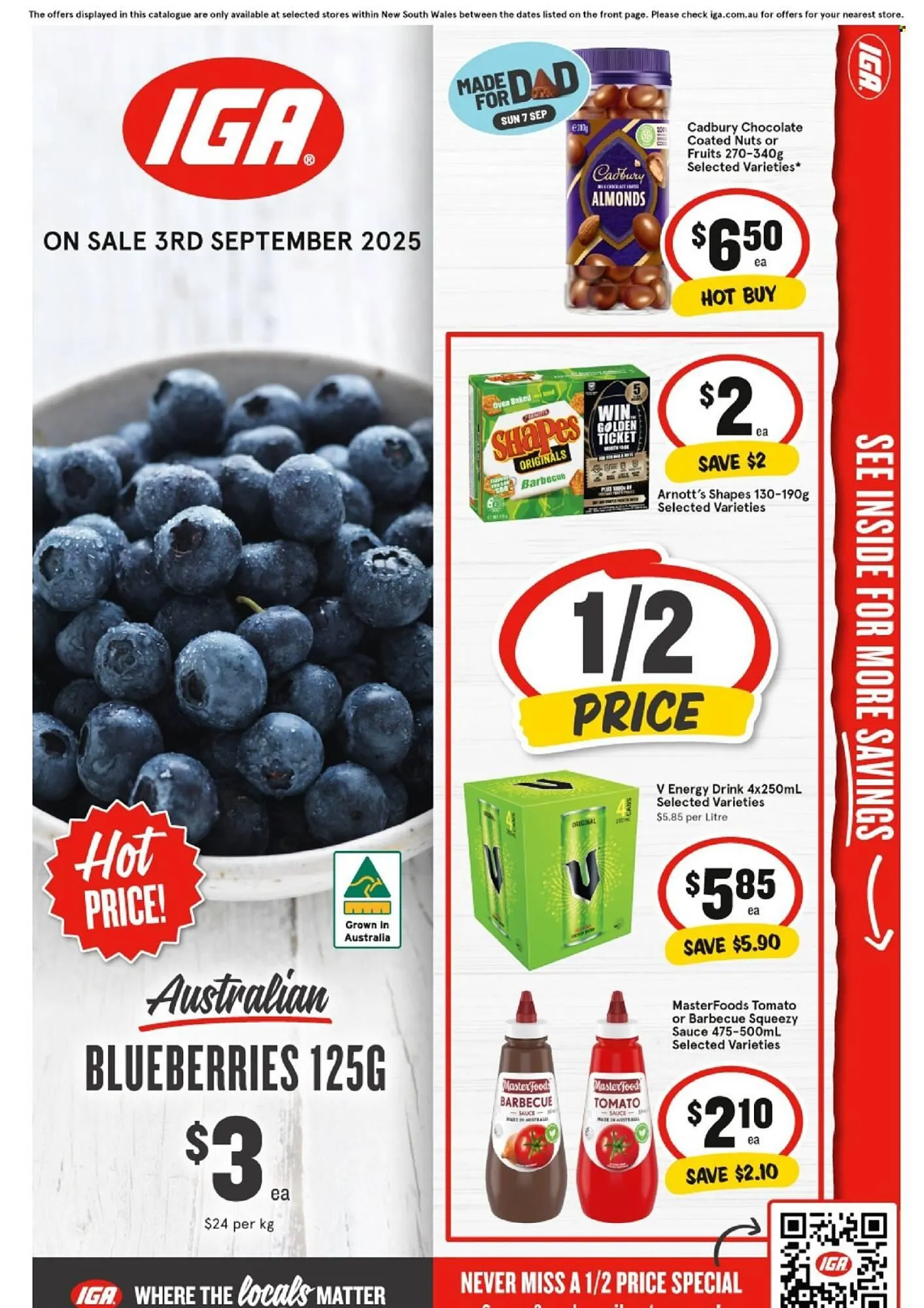 IGA catalogue - Catalogue valid from 3 September to 9 September 2025 - page 1
