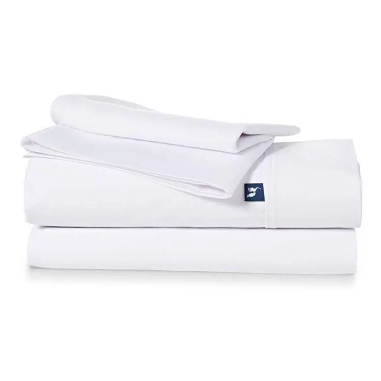 Polo 1500 Thread Count Cotton Rich Sheet Set White