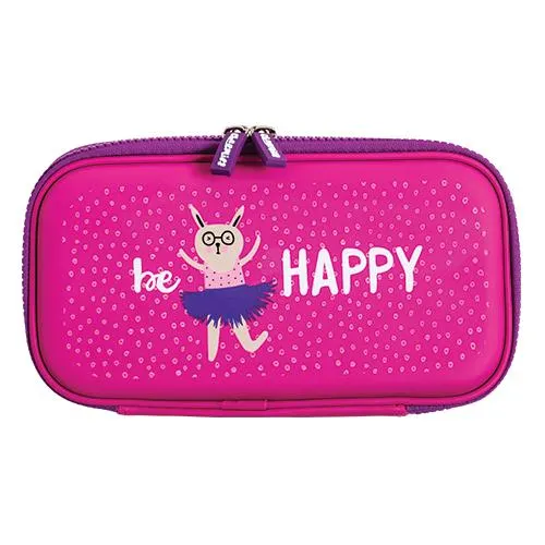 CHARMIES PENCIL CASE PINK BE HAPPY TUTU