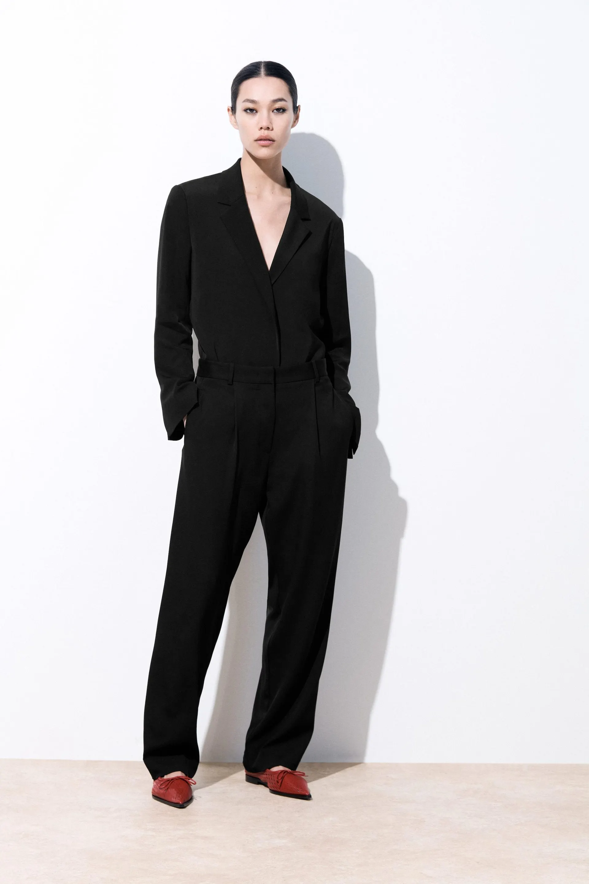 THE FLUID WIDE-LEG PANTS