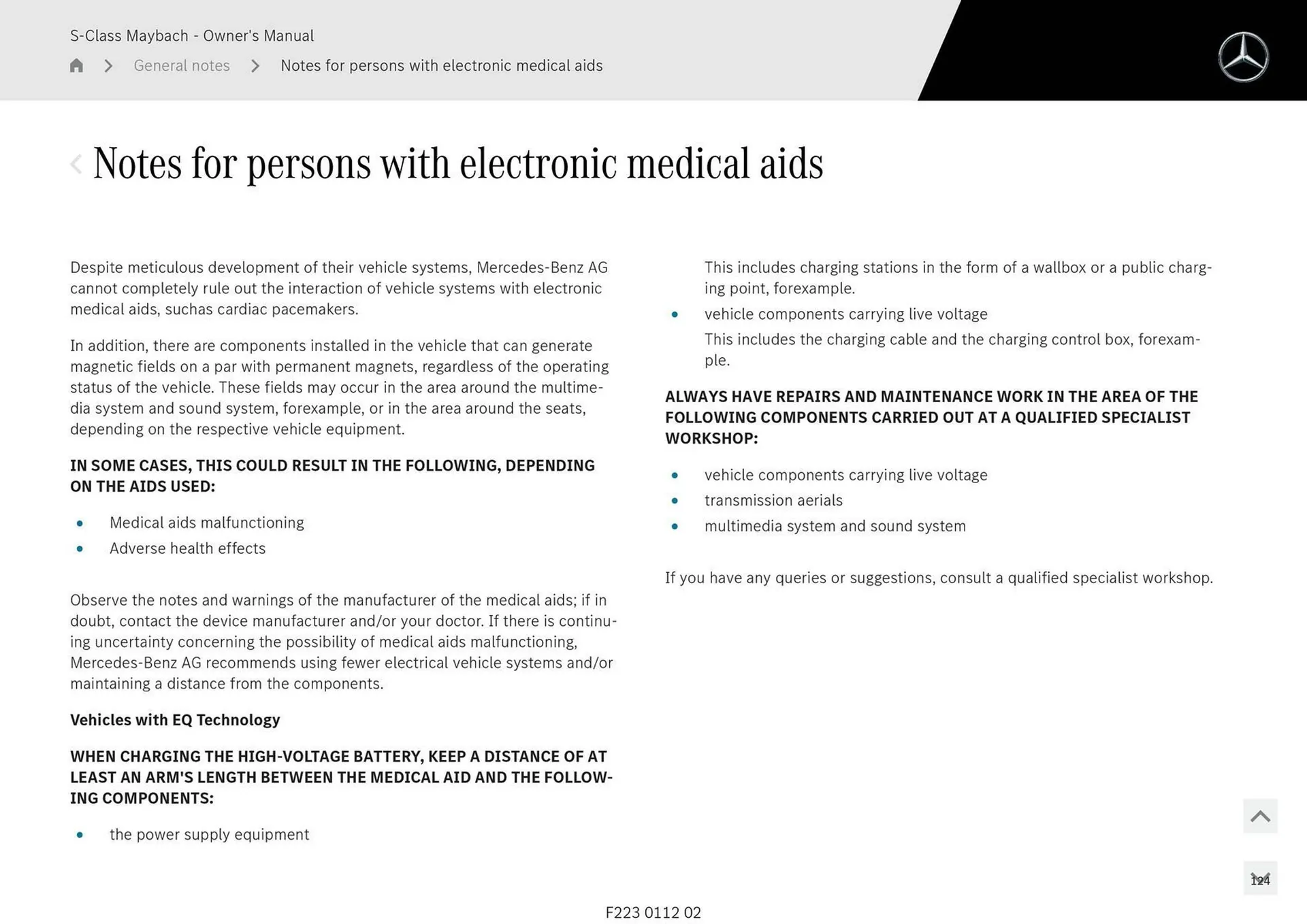 Mercedes-Benz catalogue - Catalogue valid from 1 May to 1 May 2026 - page 124