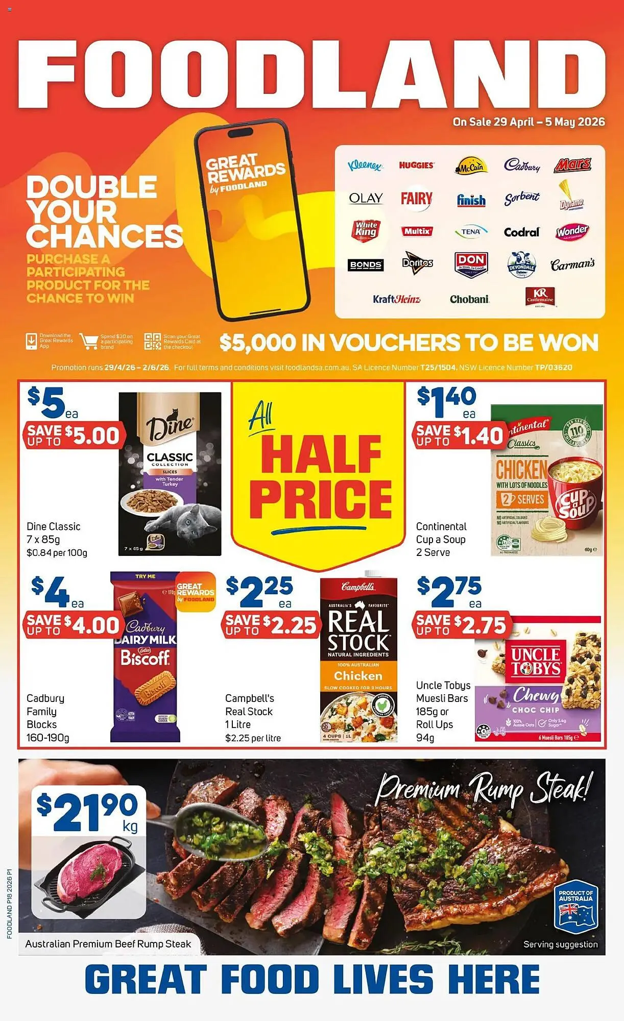 Foodland catalogue - Catalogue valid from 28 April to 5 May 2026 - page 1