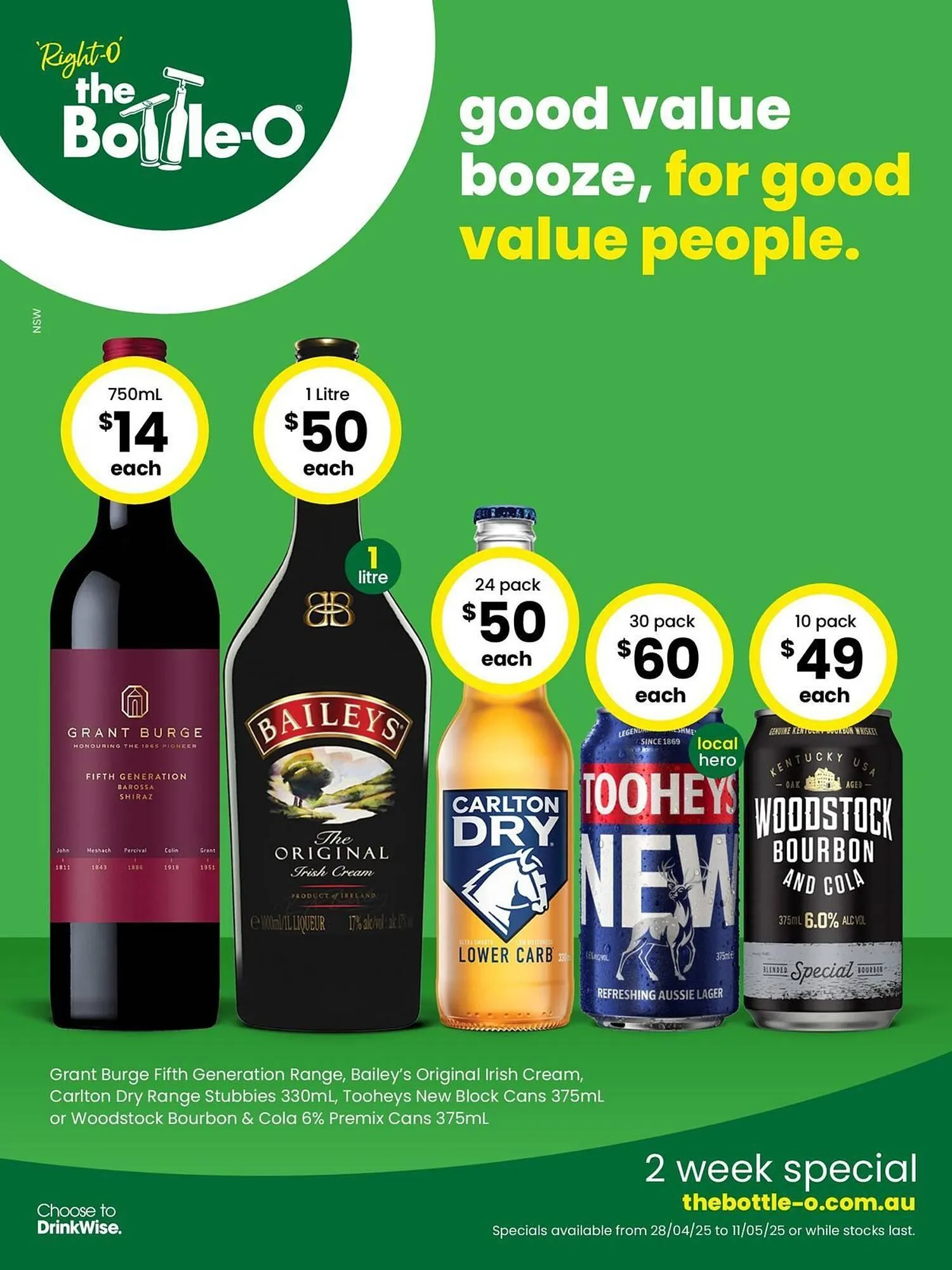 The Bottle O catalogue - 1