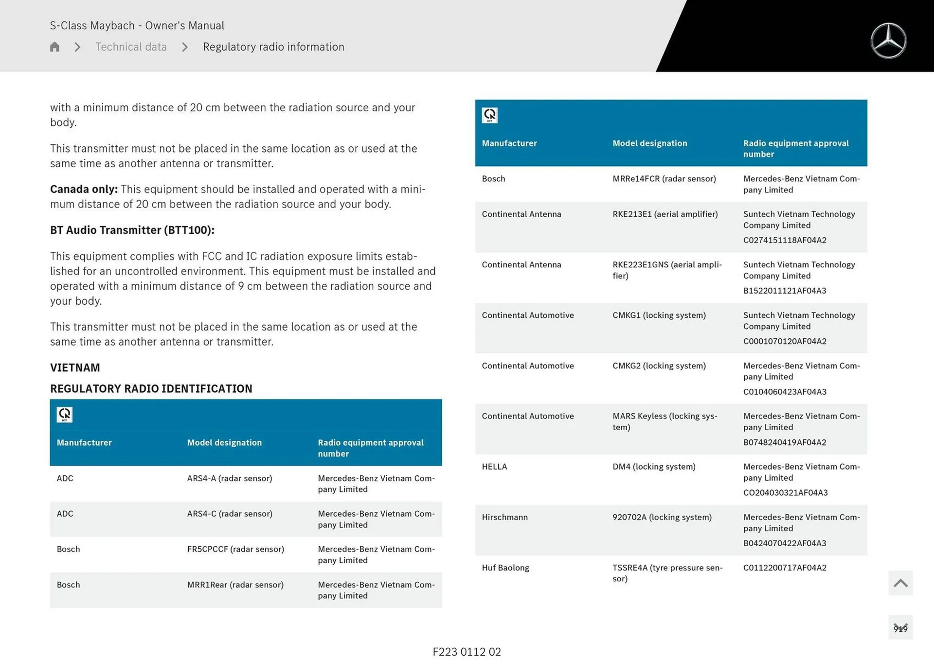Mercedes-Benz catalogue - Catalogue valid from 1 May to 1 May 2026 - page 919