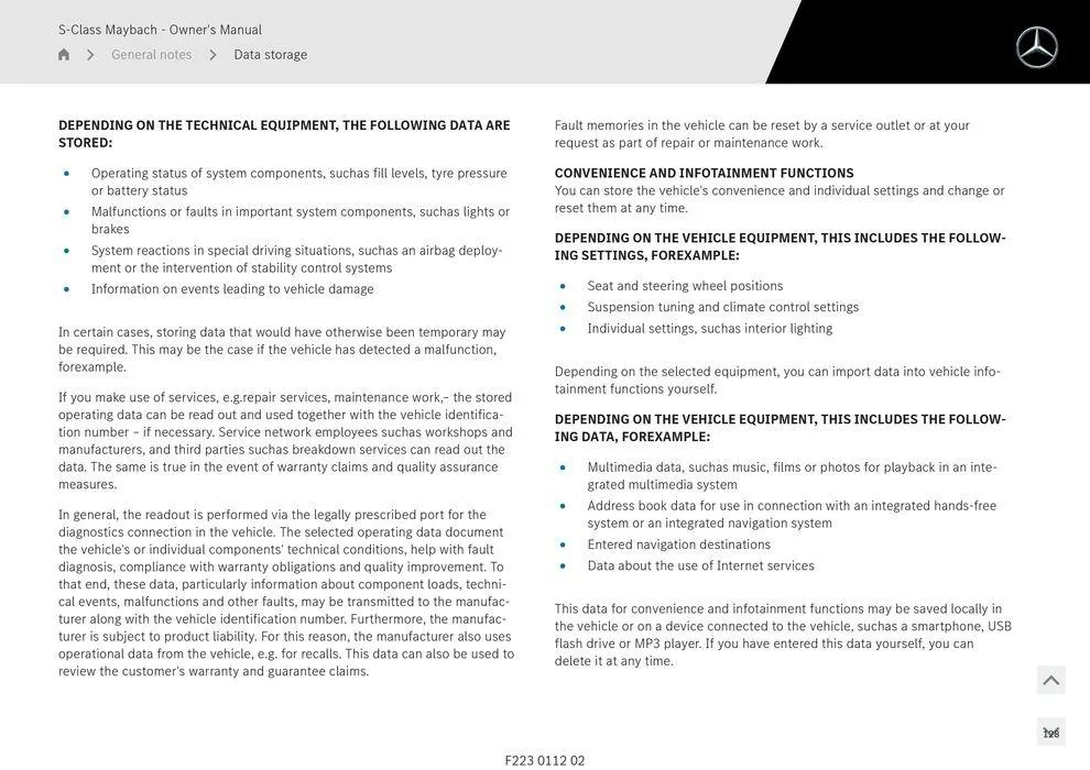 S - Class Maybach - Catalogue valid from 11 September to 11 September 2025 - page 128