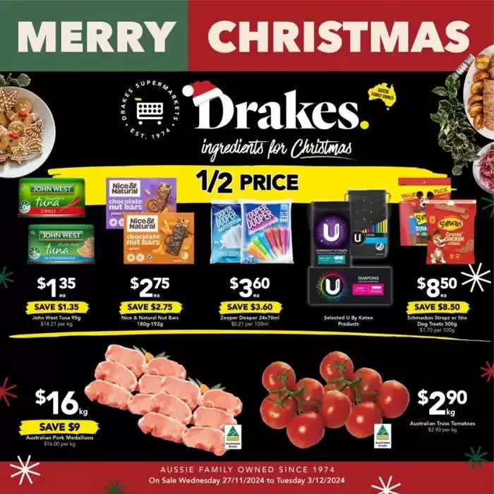 Drakes 27/11 - Catalogue valid from 27 November to 3 December 2024 - page 1