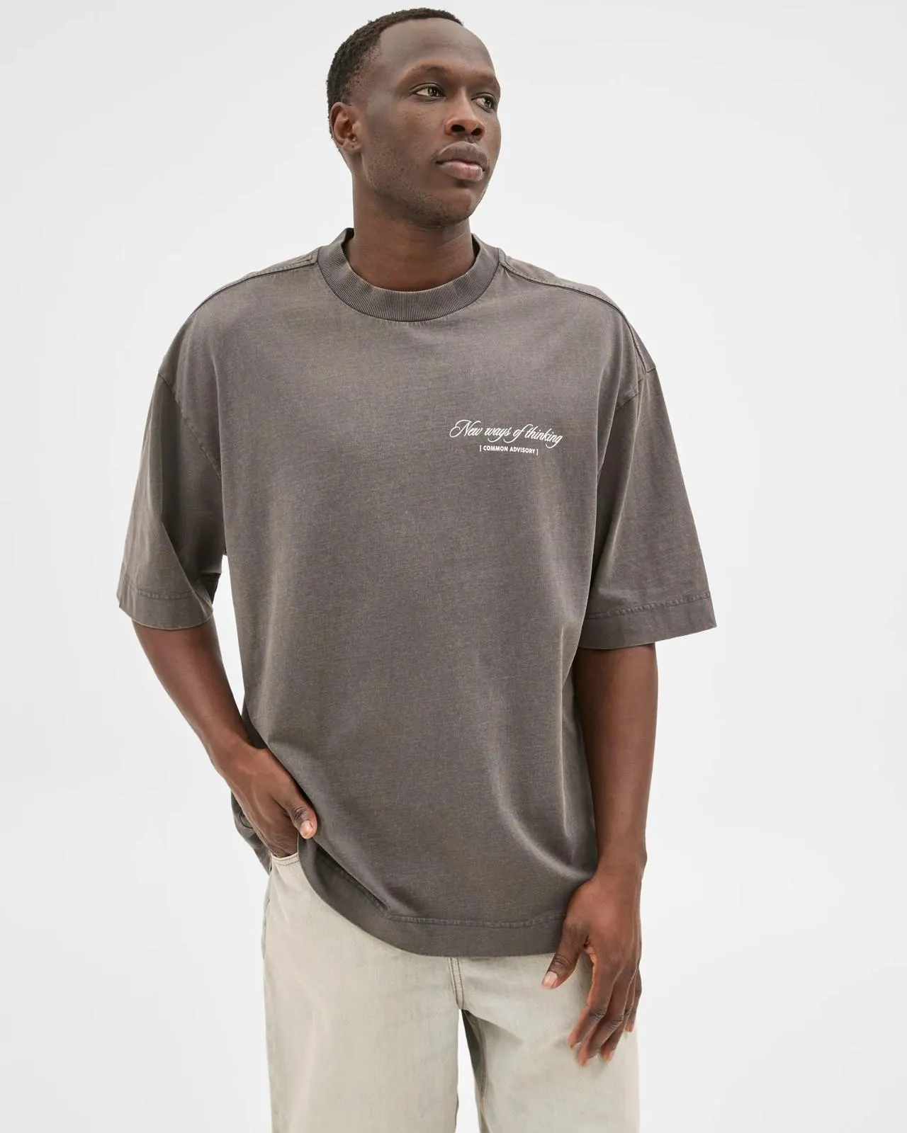 Australian Cotton Graphic T-Shirt - Commons - Black