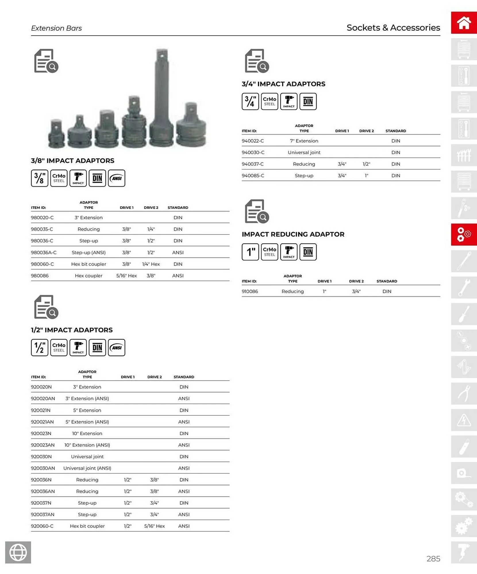 Teng Tools catalogue - Catalogue valid from 28 March to 31 December 2025 - page 286