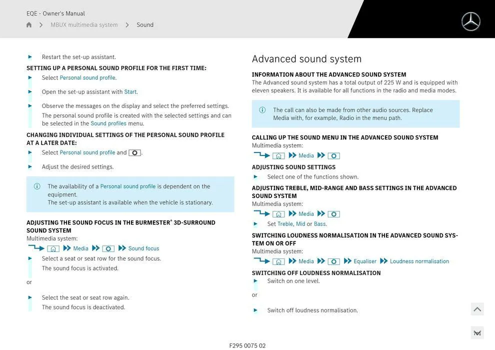 EQE Sedan - Catalogue valid from 11 September to 11 September 2025 - page 701