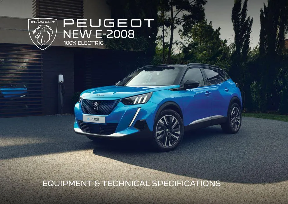 Peugeot New E-2008 - Catalogue valid from 8 April to 8 April 2025 - page 1
