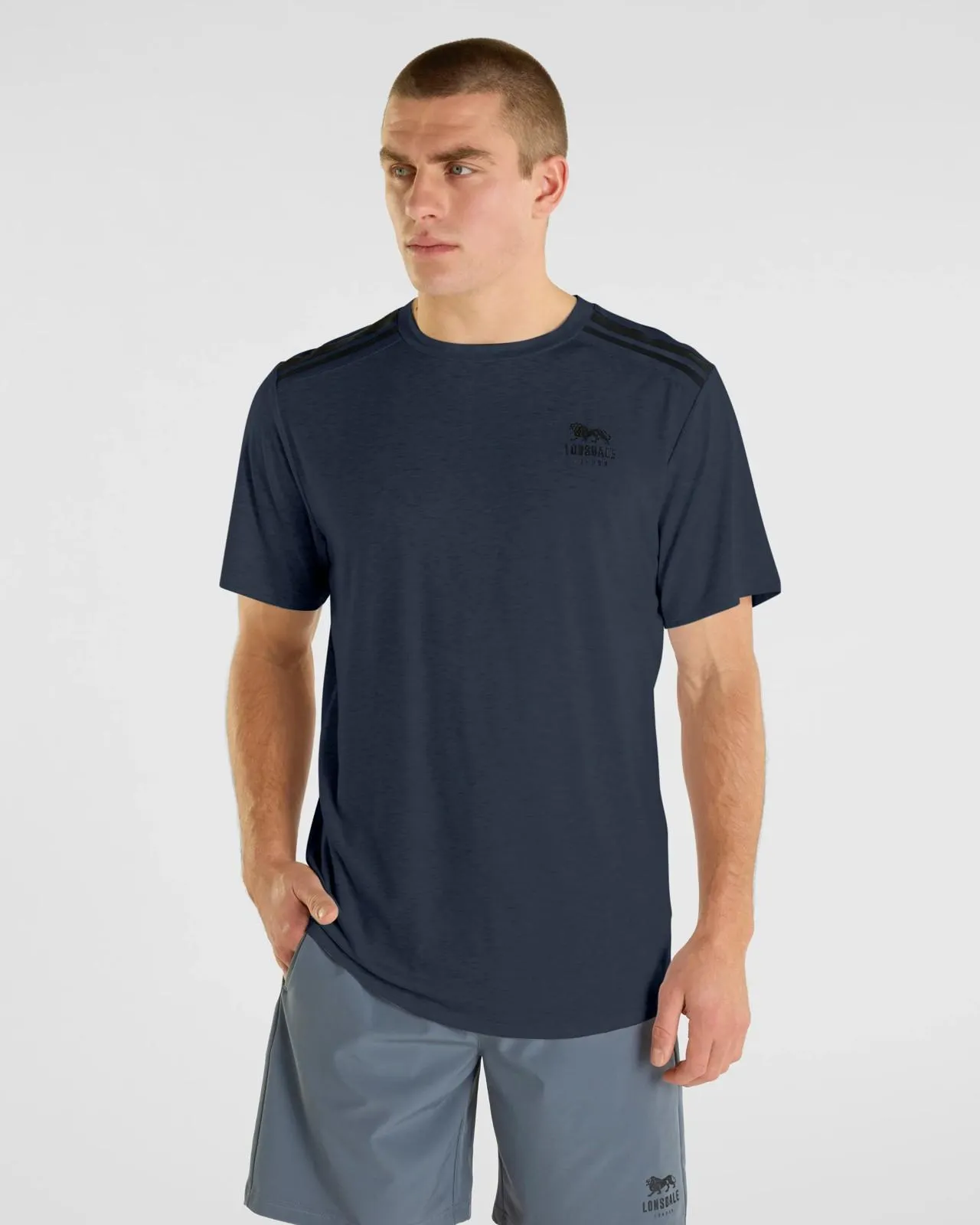 Short Sleeve T-Shirt - Lonsdale London - Blue