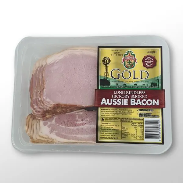 Bacon Long Cut – *Bertocchi* – Packet (400g)