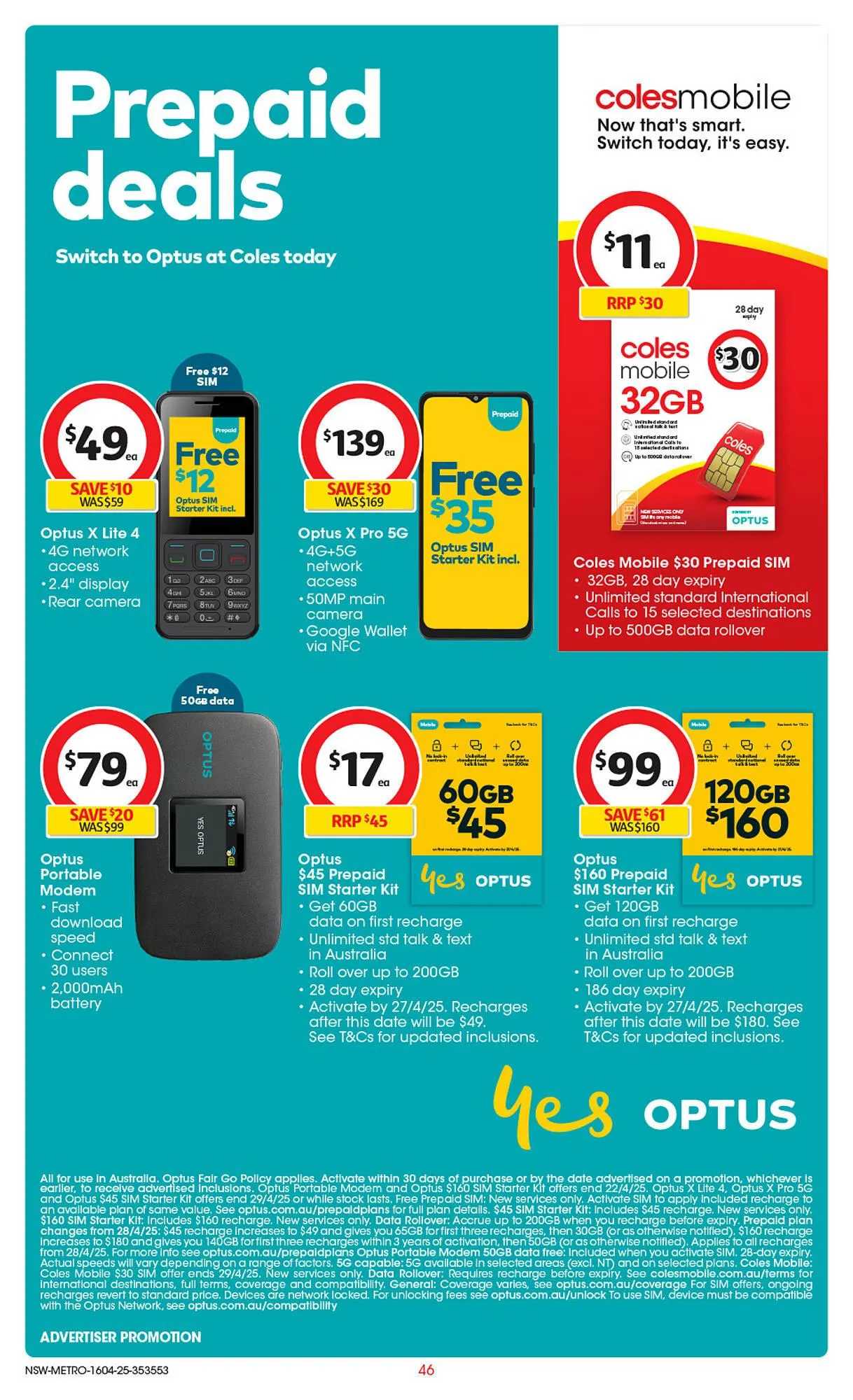Coles catalogue - Catalogue valid from 16 April to 22 April 2025 - page 47