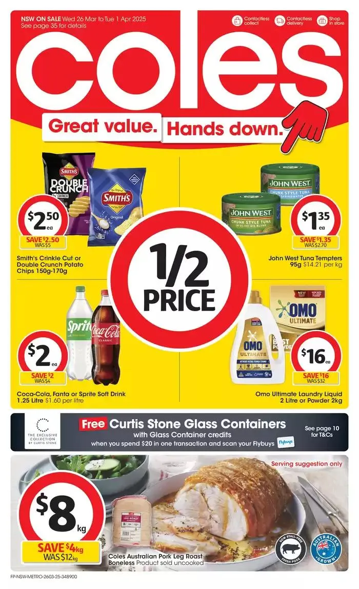 Great Value. Hands Down - 26th March - Catalogue valid from 26 March to 1 April 2025 - page 1