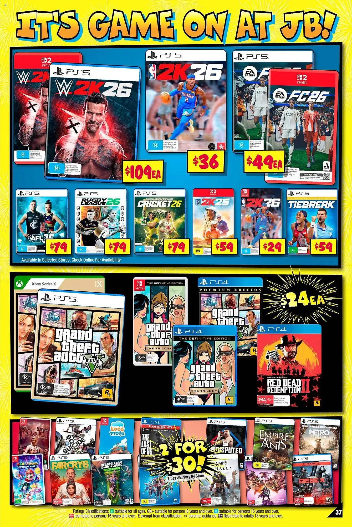 JB Hi-Fi catalogue - Catalogue valid from 30 March to 19 April 2026 - page 37