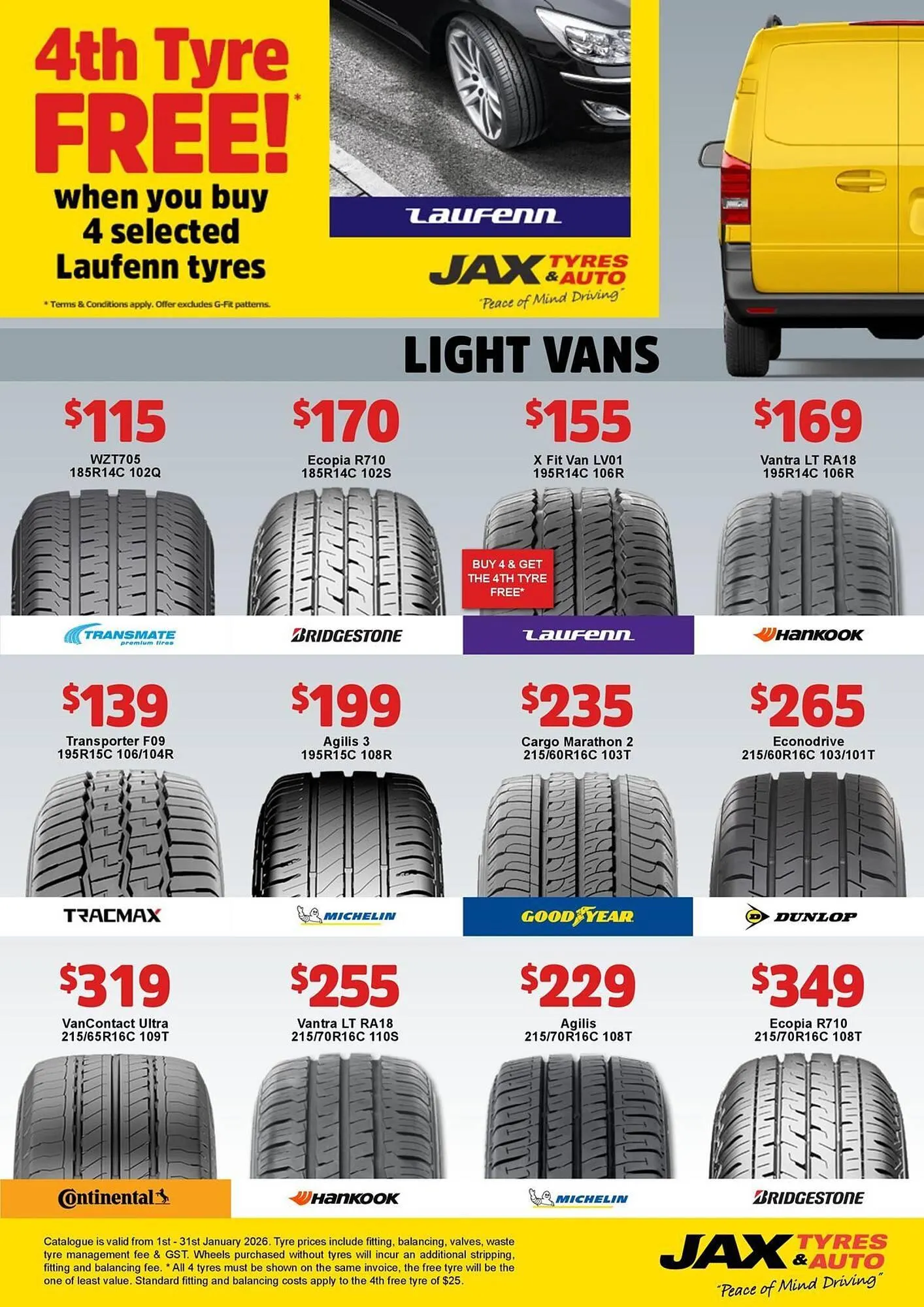 Jax Tyres catalogue - Catalogue valid from 2 January to 31 January 2026 - page 7