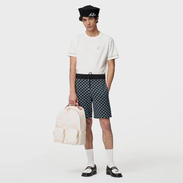 Double Face Cotton Jersey Shorts