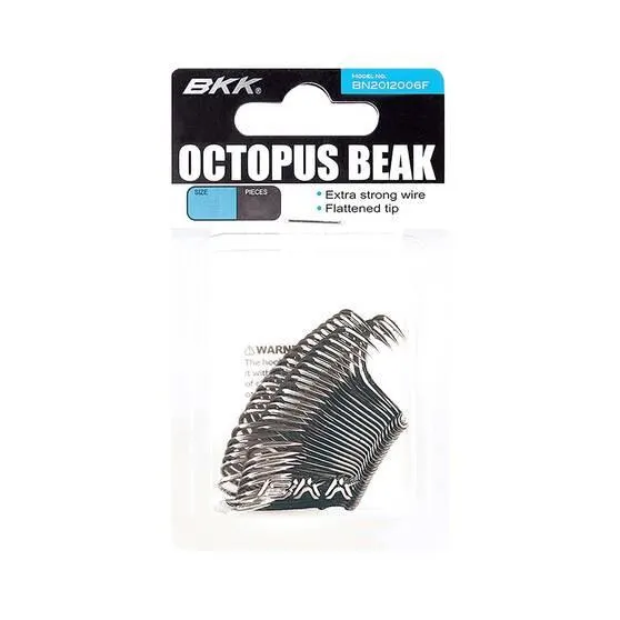 BKK Octopus Beak Hook Bulk 50 Pack