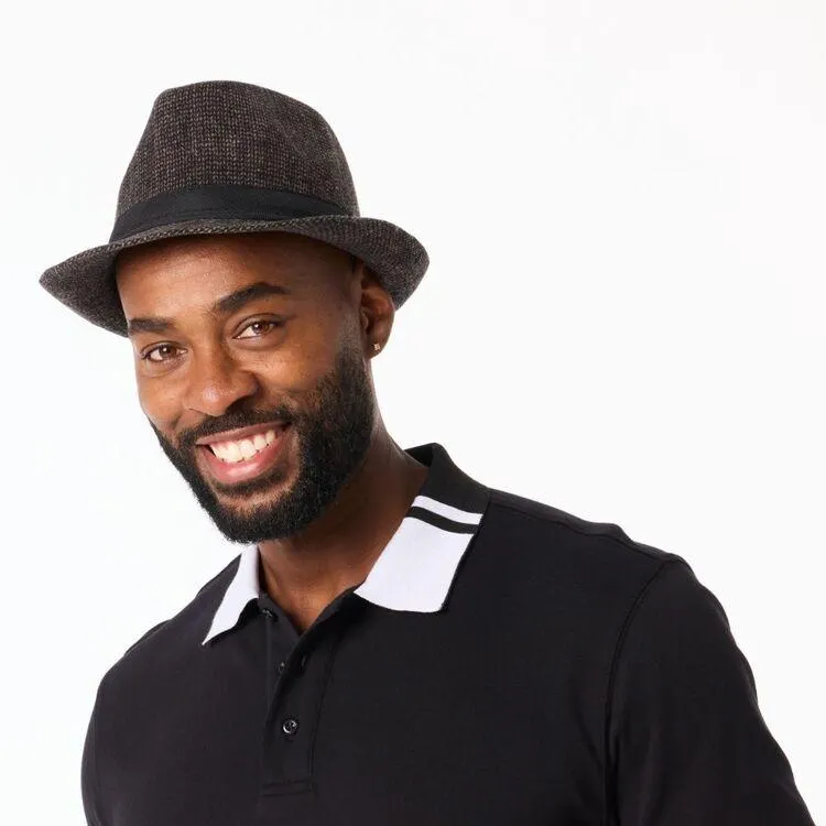 JC Lanyon Men's Classic Trilby Hat Black One Size