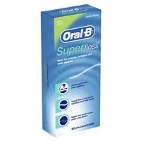 Oral B Superfloss Dental Floss Pre-Cut Strands 50 pack