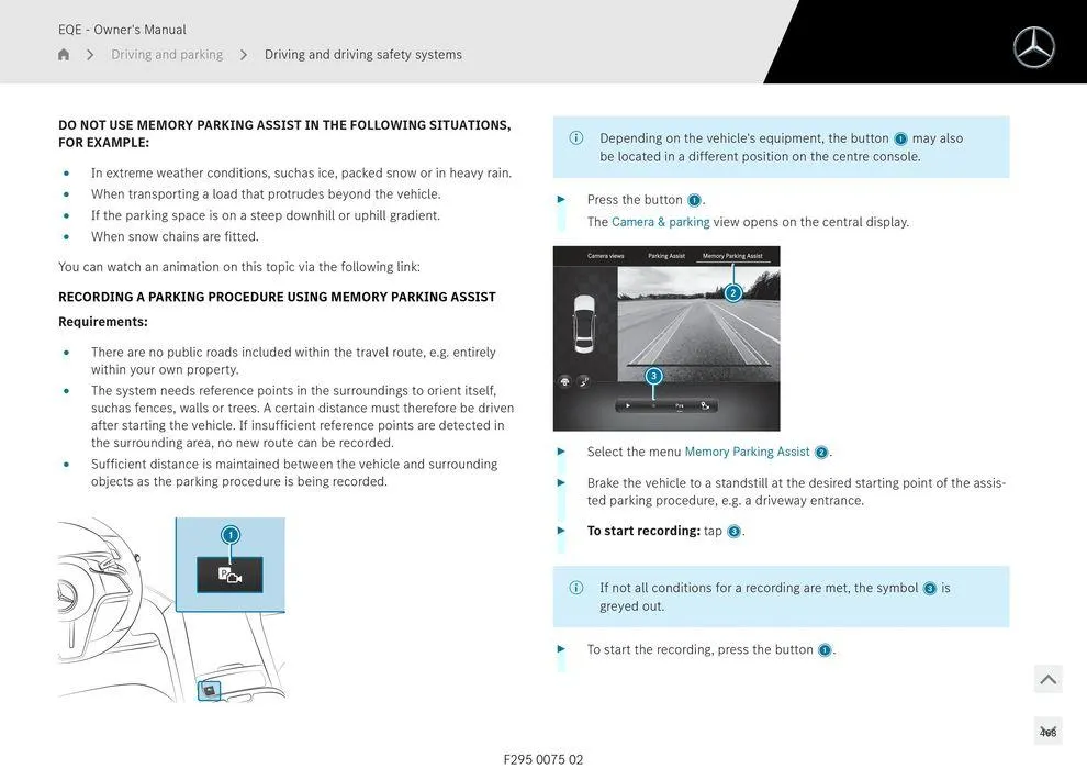 EQE Sedan - Catalogue valid from 11 September to 11 September 2025 - page 468