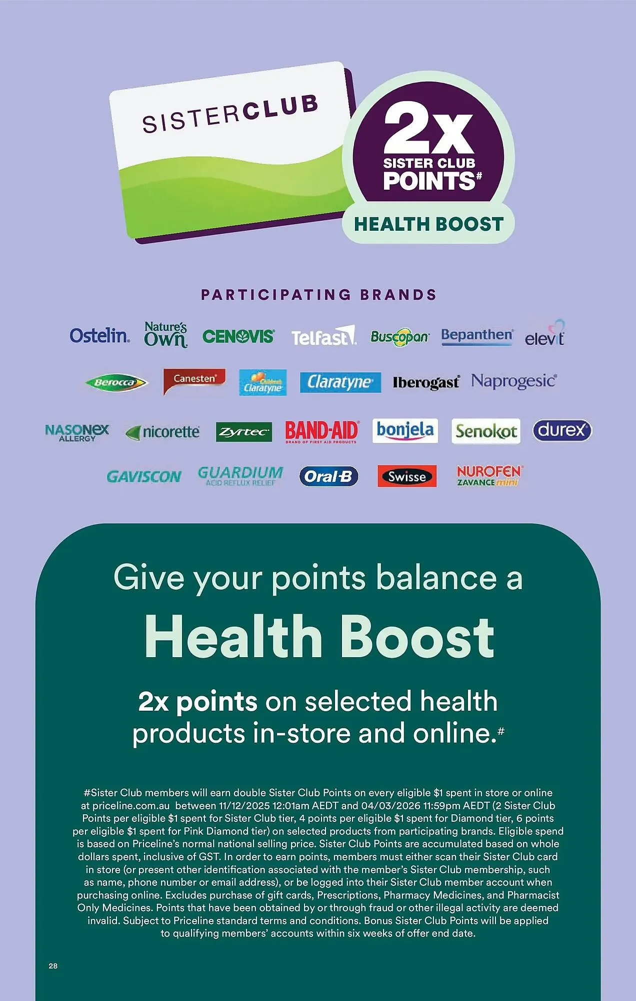 Priceline catalogue - Catalogue valid from 24 December to 14 January 2026 - page 28