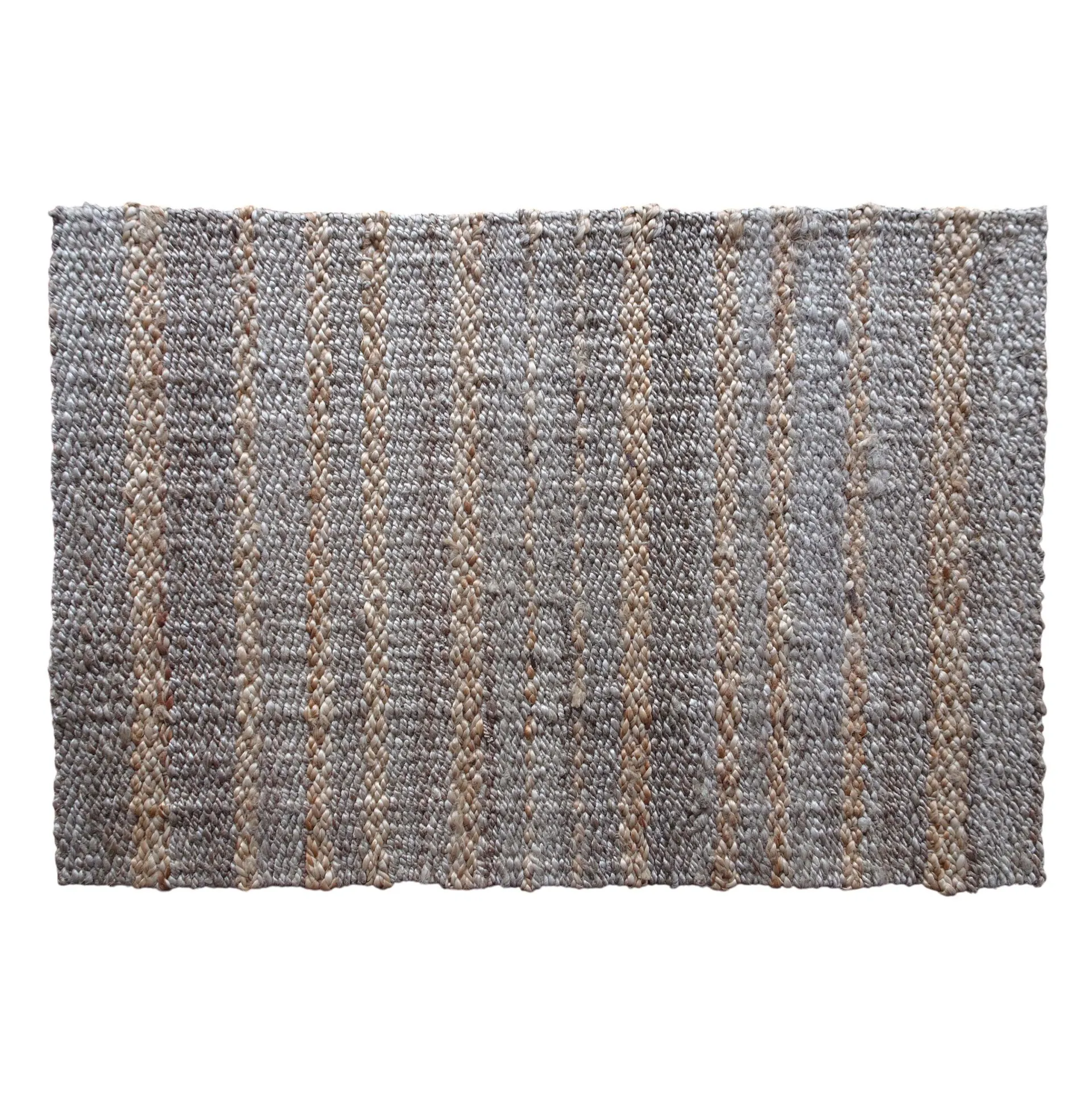 Natural Stripe Jute Doormat 60x90cm