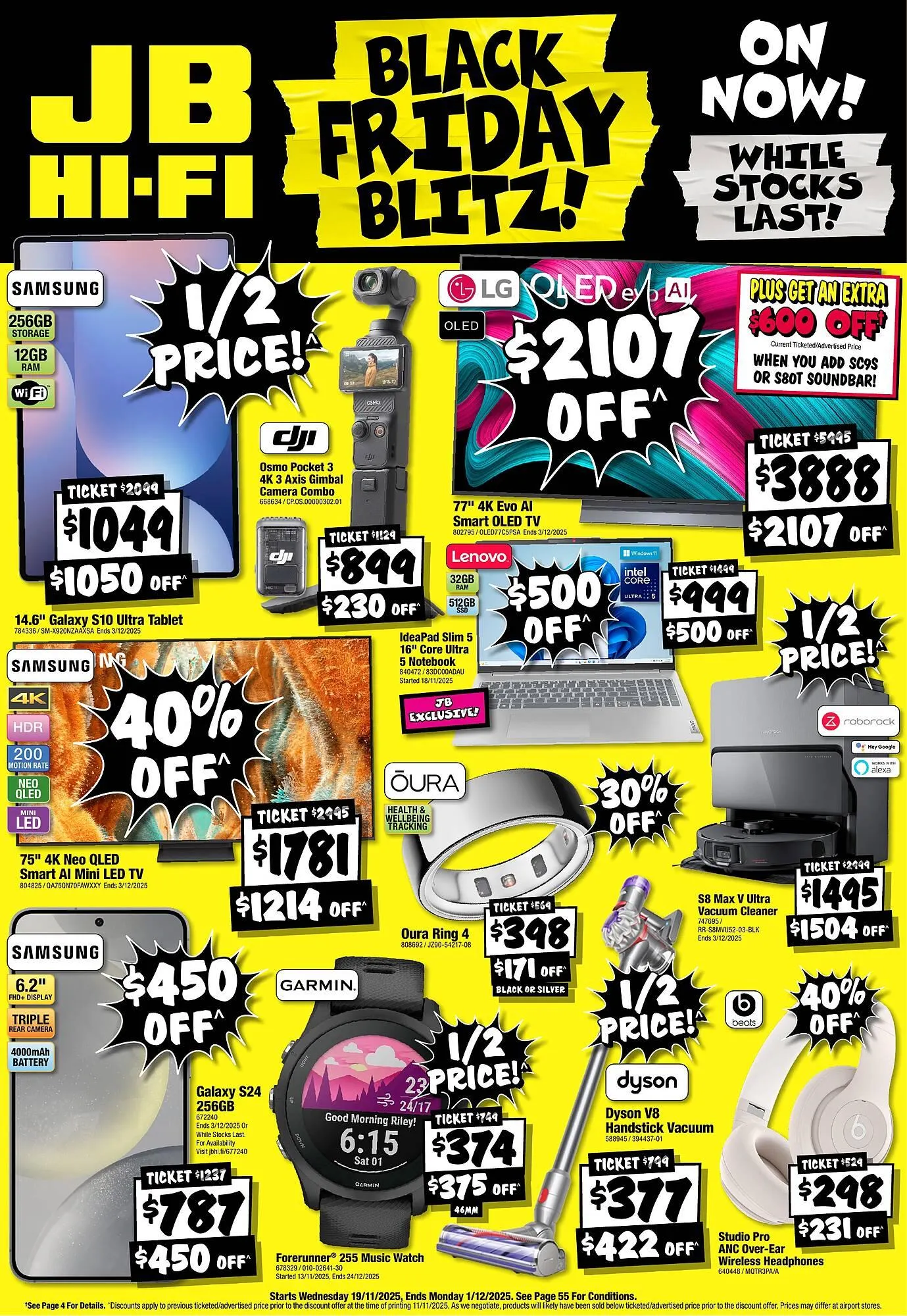 JB Hi-Fi catalogue - Catalogue valid from 19 November to 1 December 2025 - page 1