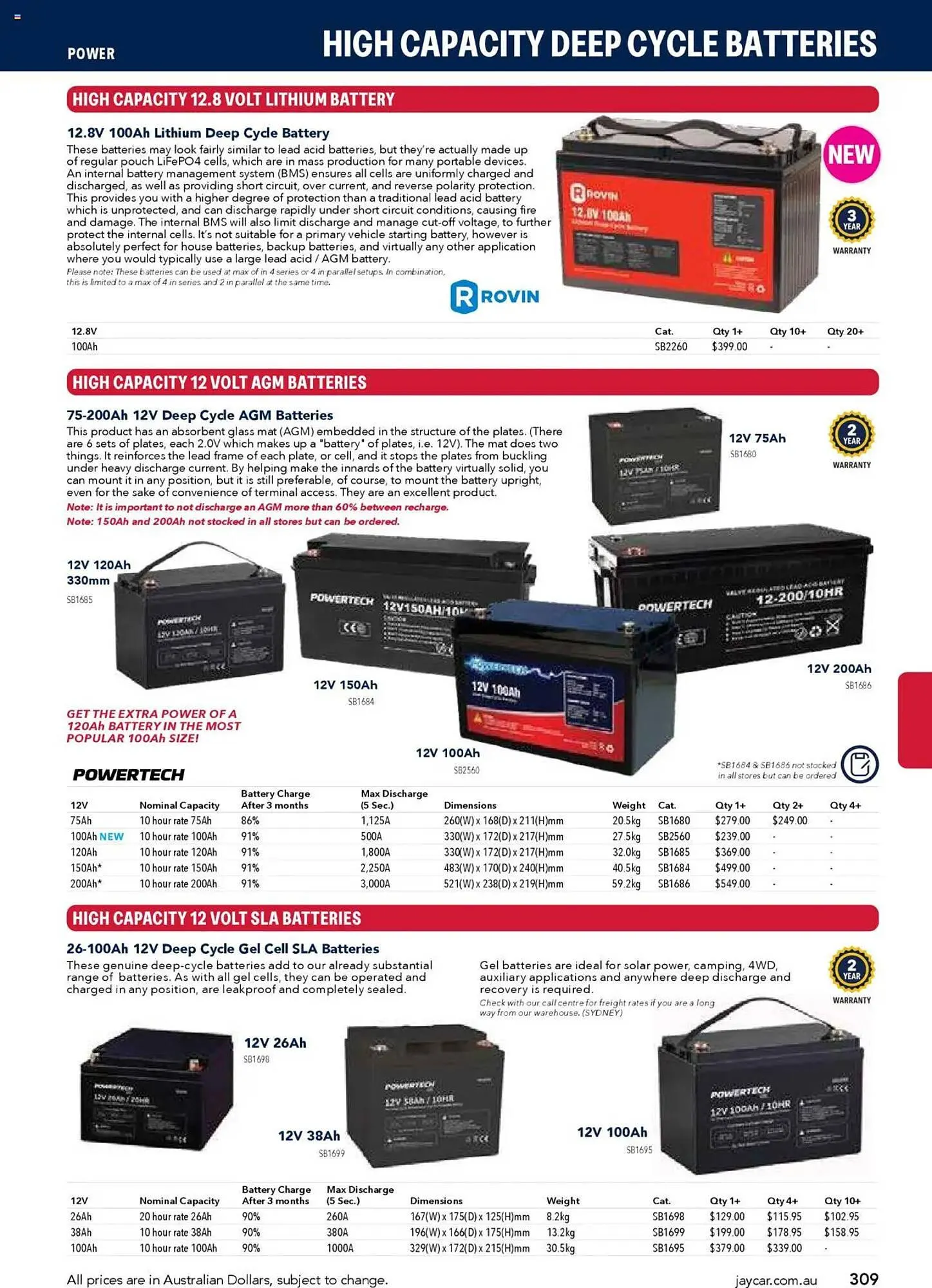 Jaycar Electronics catalogue - Catalogue valid from 8 July to 9 July 2026 - page 309