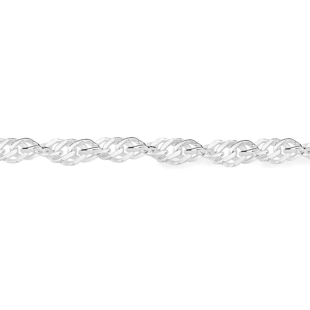 Silver Singapore Link Bracelet