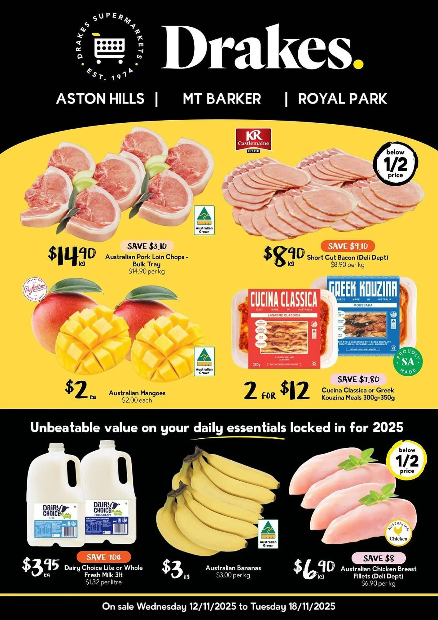 Drakes catalogue - Catalogue valid from 12 November to 18 November 2025 - page 1