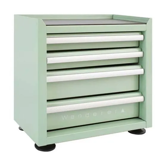 Wanderer Mini Gear Cabinet 4 Drawer Mint
