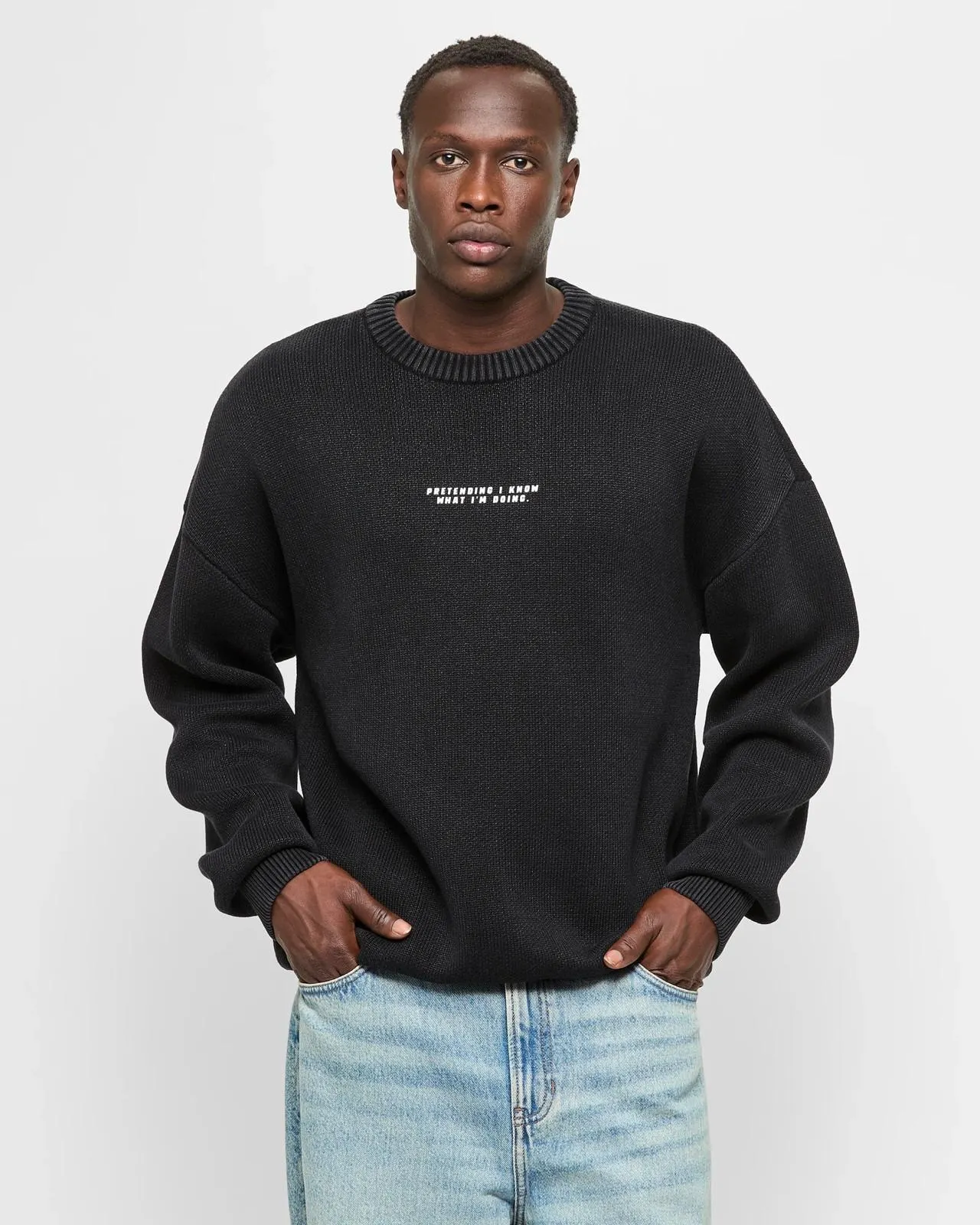 Knit Jumper - Commons - Black