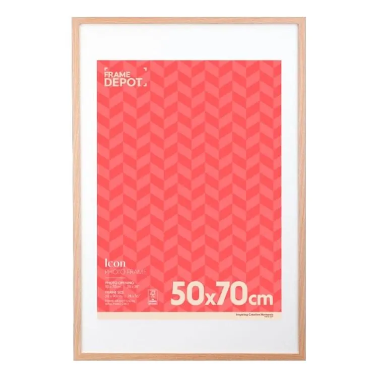 Frame Depot Icon 50 x 70 cm Frame Natural 50 x 70 cm