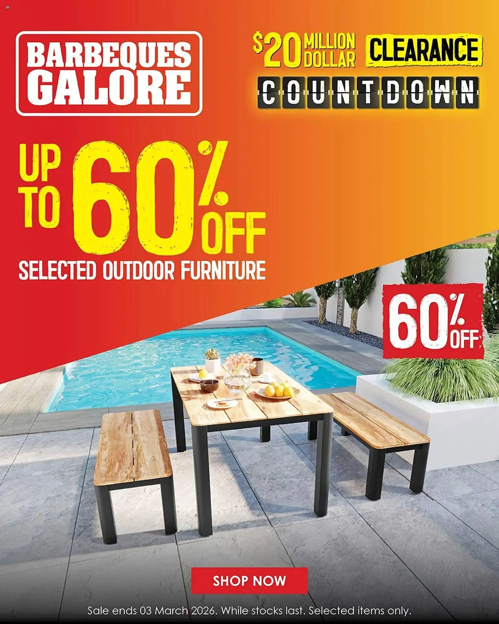 Barbeques Galore catalogue - Catalogue valid from 26 February to 3 March 2026 - page 1
