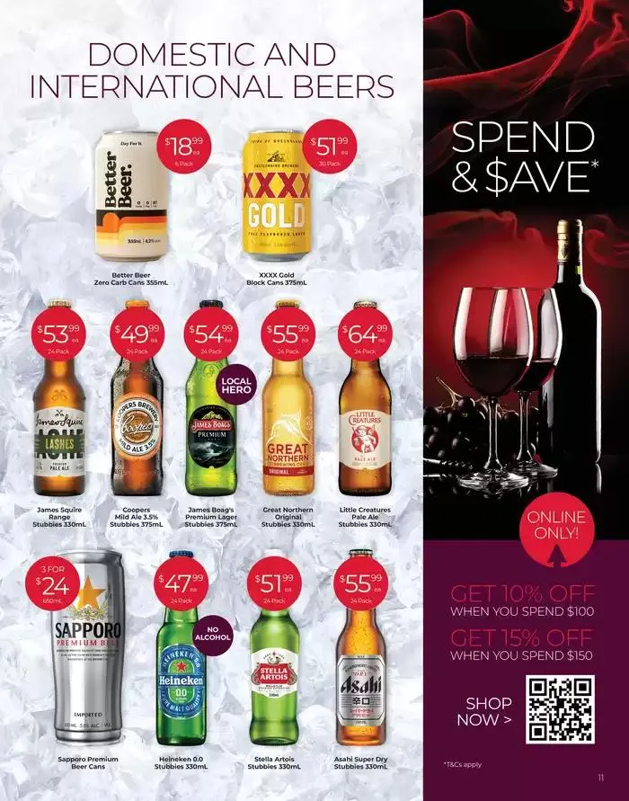 Seasonal Sips, Festive Favourites - Catalogue valid from 30 October to 26 November 2024 - page 11