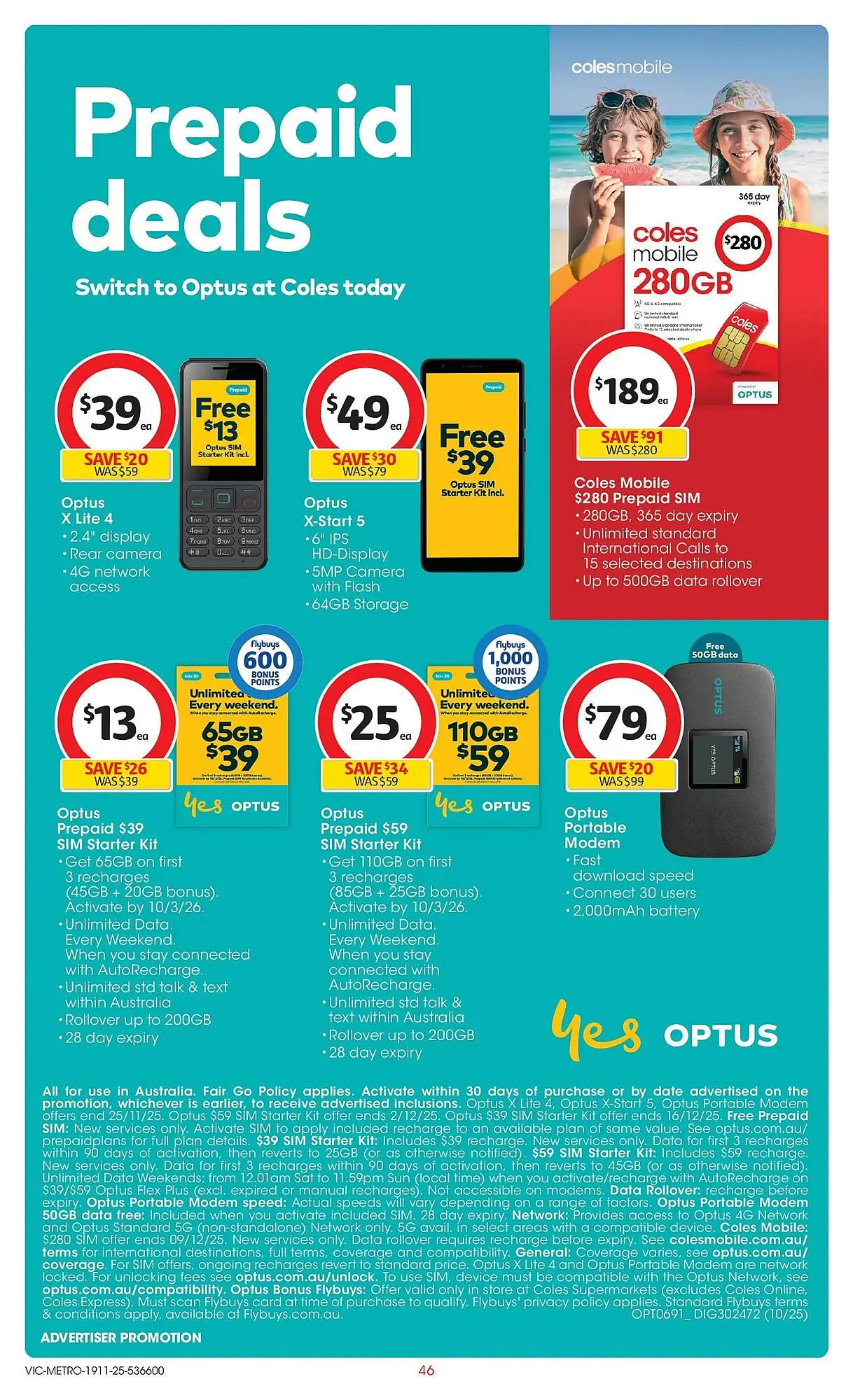 Coles catalogue - Catalogue valid from 19 November to 25 November 2025 - page 46