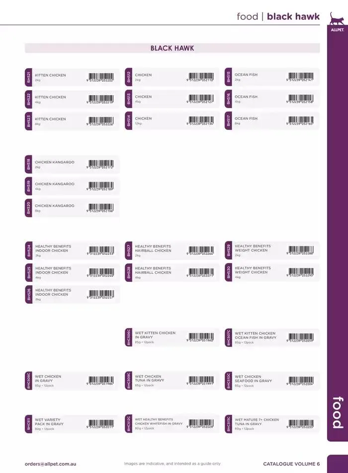 Cat Catalogue 2025 - Catalogue valid from 3 March to 31 December 2025 - page 65