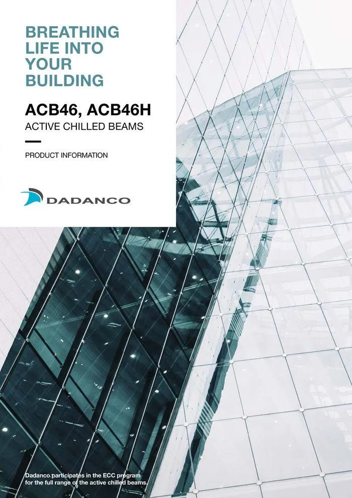 ACB46, ACB46H Active Chilled Beams - Catalogue valid from 24 May to 24 May 2025 - page 1