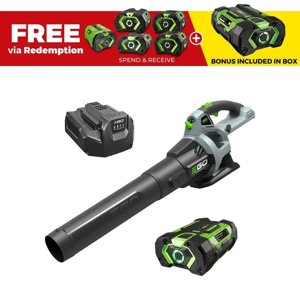 EGO LB5302E-B 56V 2.5Ah ARC-Lithium Cordless Brushless Power+ 900m³/h Blower Combo Kit