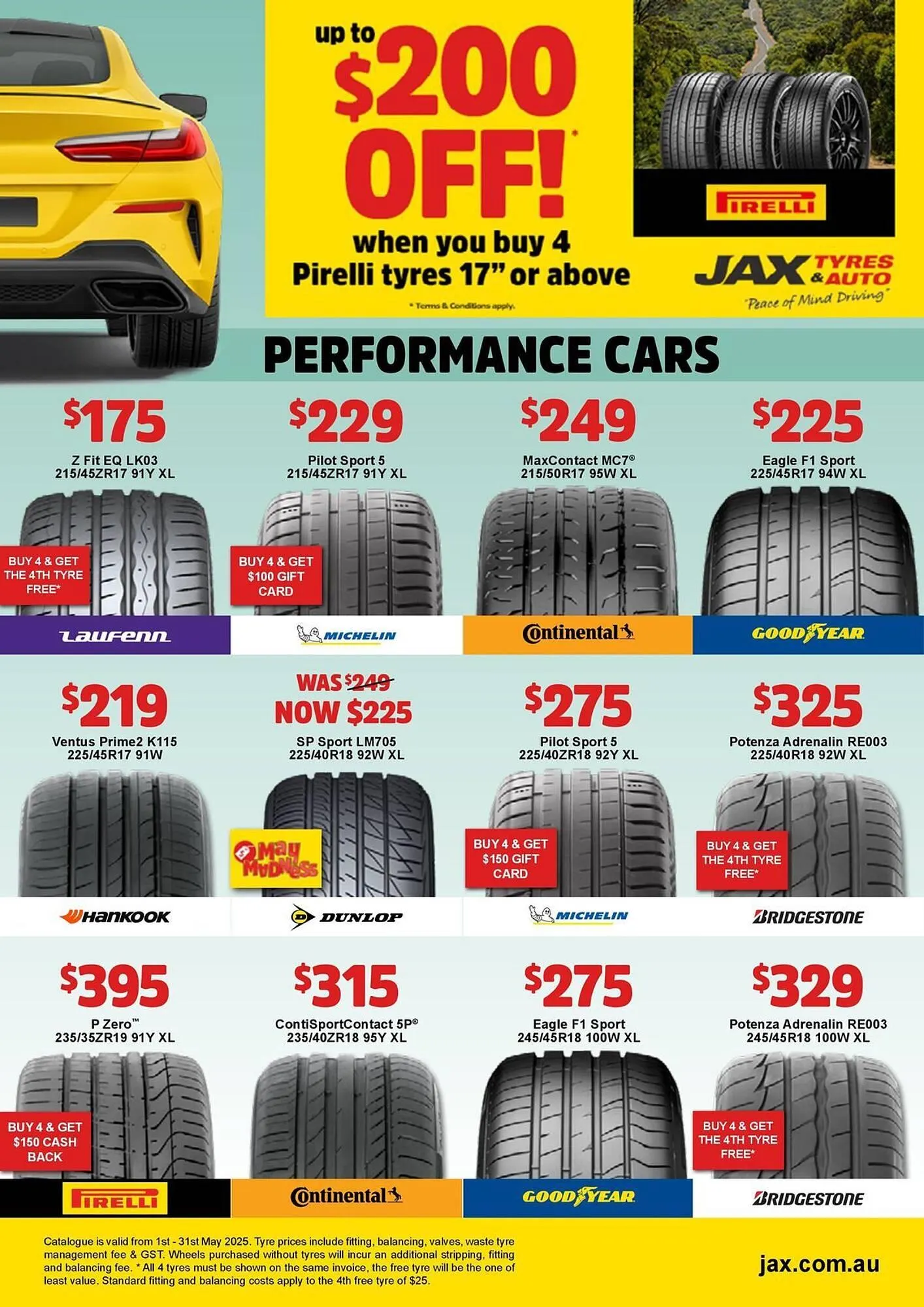 Jax Tyres catalogue - Catalogue valid from 5 May to 31 May 2025 - page 4