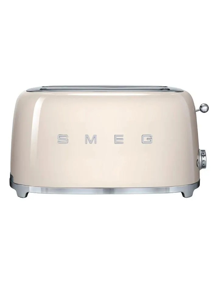 50's Style 4 Slice Long-Slot Toaster in Cream TSF02CRAU