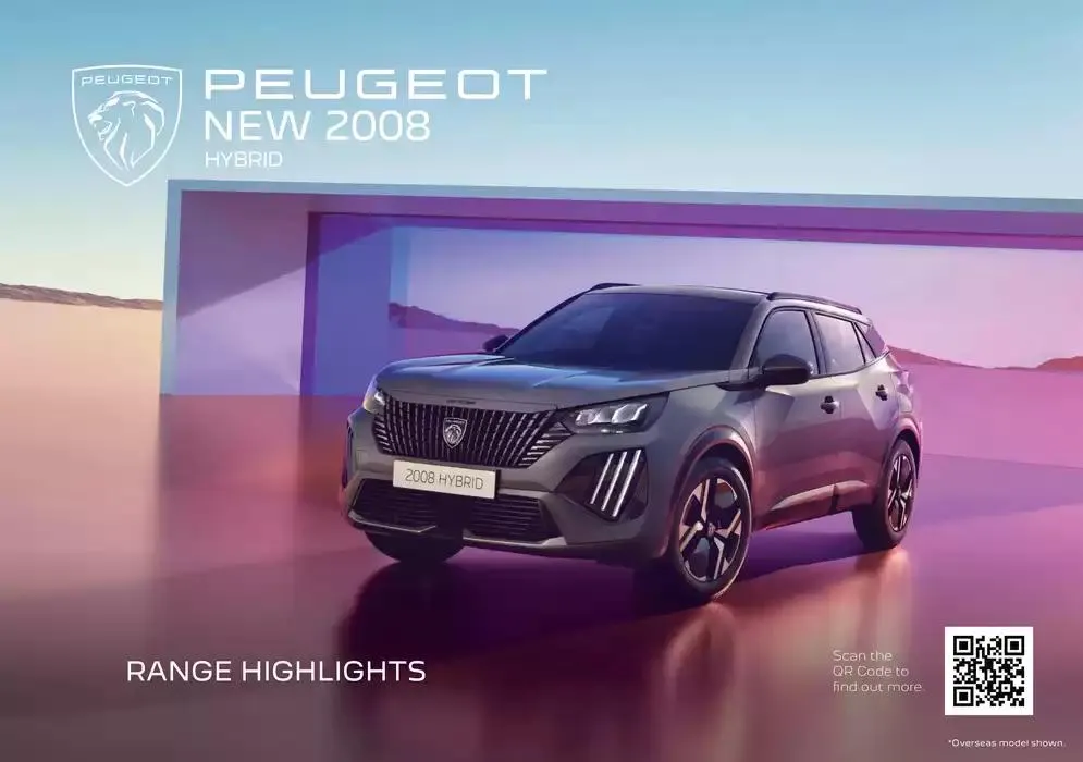 Peugeot 2008 HYBRID SUV BROCHURE - Catalogue valid from 21 November to 21 November 2025 - page 1