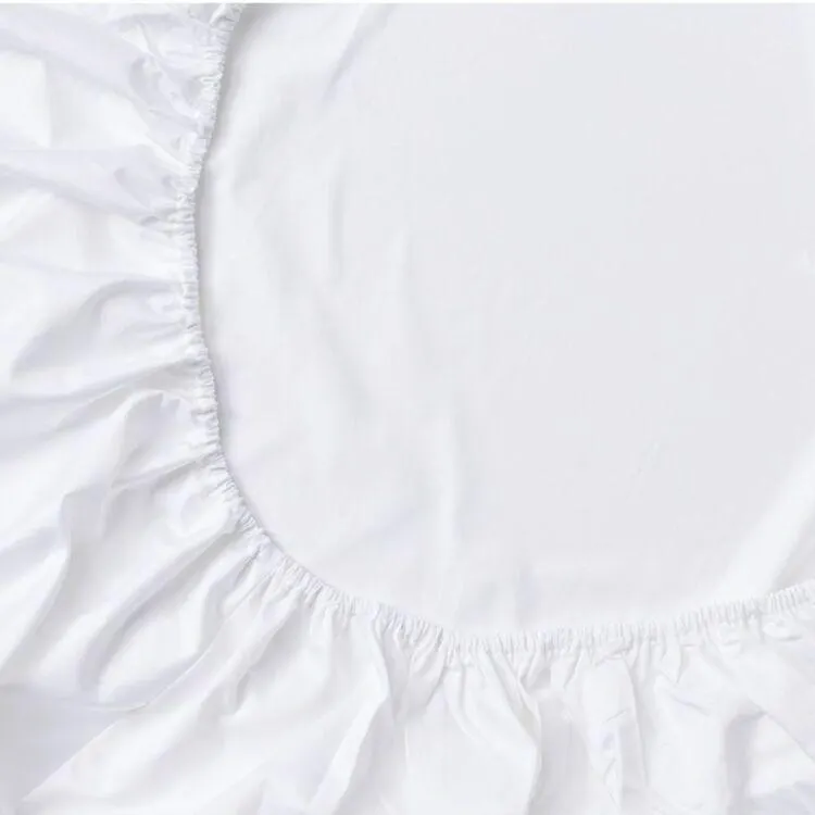 Elysian 500 Thread Count Egyptian Cotton Sateen Fitted Sheet White