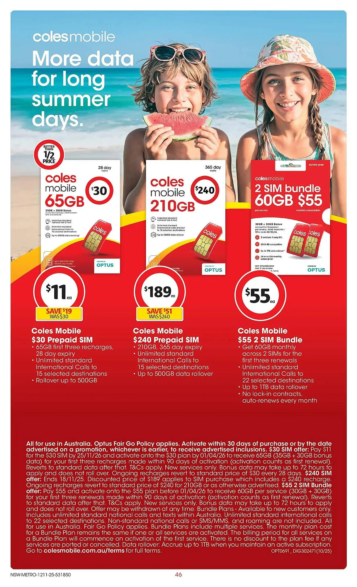 Coles catalogue - Catalogue valid from 12 November to 18 November 2025 - page 46