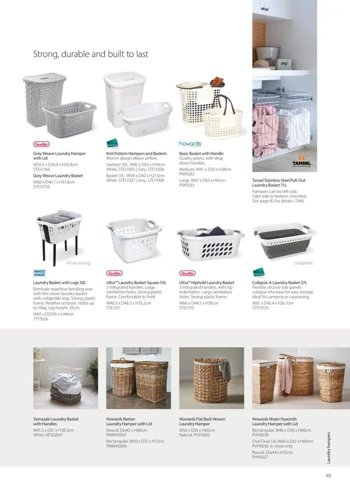 Organised For Life  - Catalogue valid from 31 July to 31 May 2024 - page 49