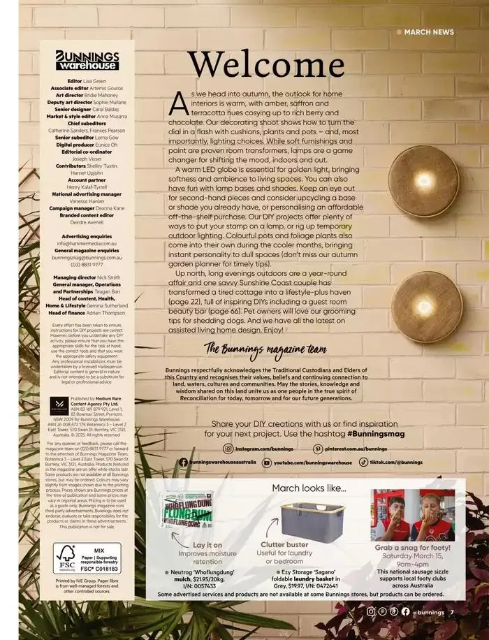 Bunnings Magazine March 2025 - Catalogue valid from 1 March to 31 March 2025 - page 7