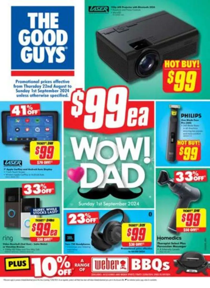 Wow! Dad - Catalogue valid from 23 August to 1 September 2024 - page 1