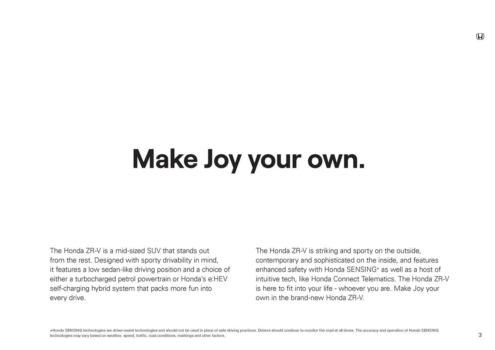 Honda catalogue - Catalogue valid from 30 May to 30 May 2026 - page 3