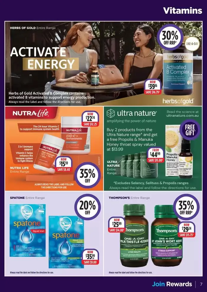 Vitamin Super Sale - Catalogue valid from 24 March to 6 April 2025 - page 7